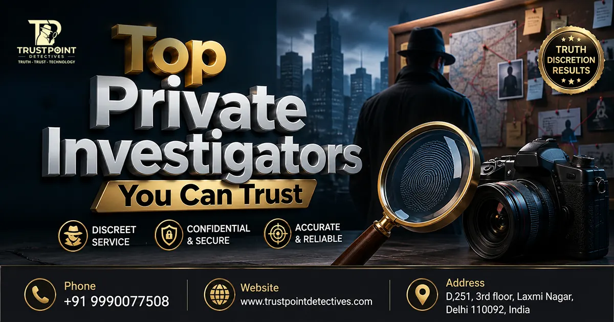 Top Private Investigators in Delhi NCR | Trust Point Detectives