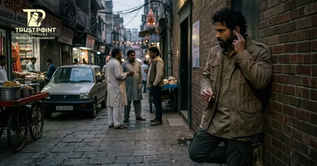 undercover operations Delhi NCR investigator at work